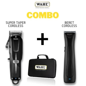 Combo Set Beret + Super Taper Cordless Black Limited Wahl