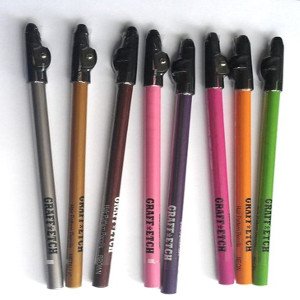 GraffEtch - 8 Pencils Colorate per Hair Tattoo/Graffiti