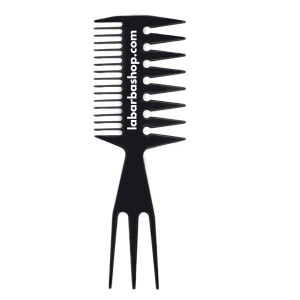 Pettine Afro Black Comb Large 